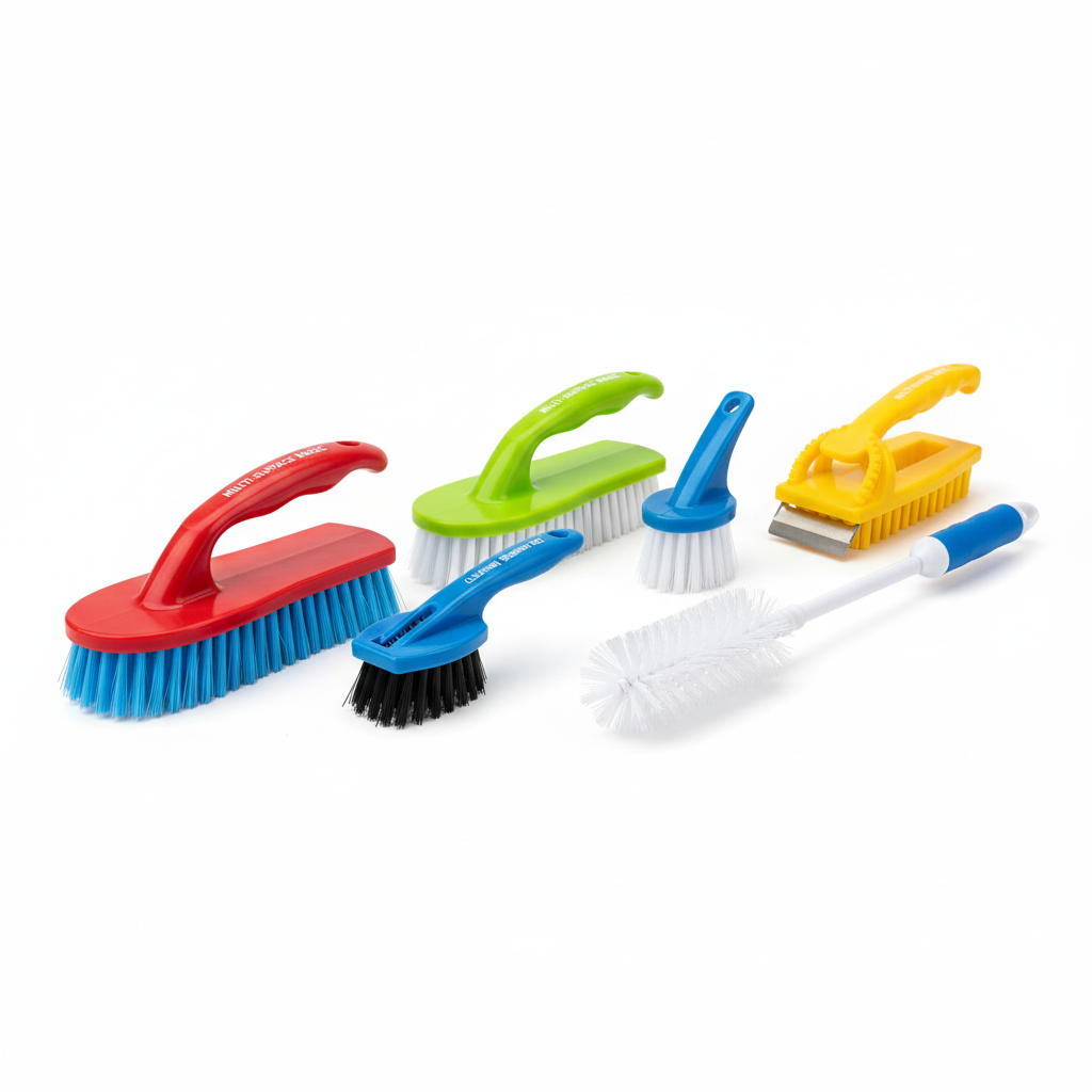 Multi-Surface Magic Cleaning Brush Set 5-Piece